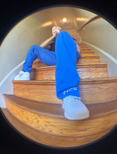 Load image into Gallery viewer, R★CK STAR SWEATPANTS BLUE
